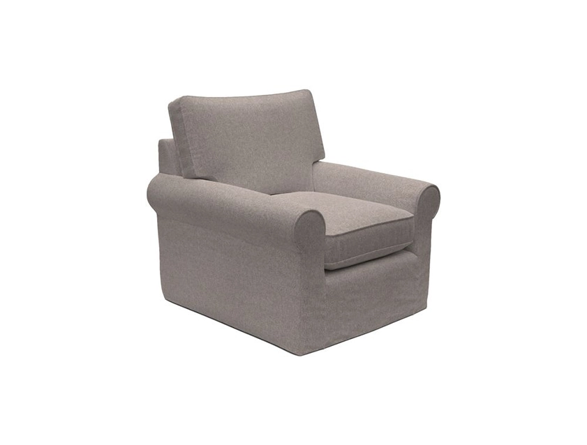 Bignor Loose Cover Chair in Two Tone Plain Biscuit_tablet